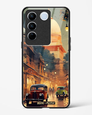 Historic Delhi Lanes [BREATHE] Glass Case Phone Cover (Vivo)