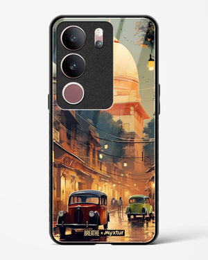 Historic Delhi Lanes [BREATHE] Glass Case Phone Cover (Vivo)