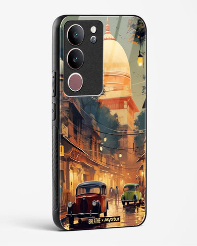 Historic Delhi Lanes [BREATHE] Glass Case Phone Cover (Vivo)