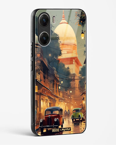 Historic Delhi Lanes [BREATHE] Glass Case Phone Cover (Vivo)