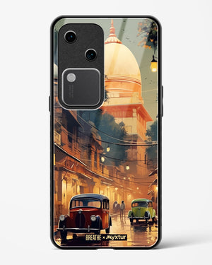 Historic Delhi Lanes [BREATHE] Glass Case Phone Cover (Vivo)