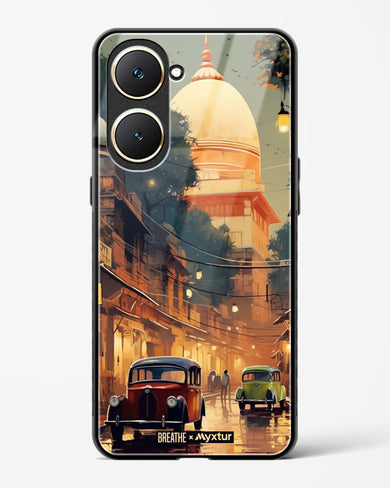 Historic Delhi Lanes [BREATHE] Glass Case Phone Cover (Vivo)
