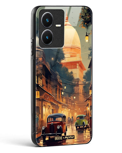 Historic Delhi Lanes [BREATHE] Glass Case Phone Cover (Vivo)