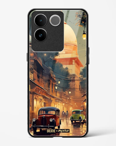 Historic Delhi Lanes [BREATHE] Glass Case Phone Cover (Vivo)