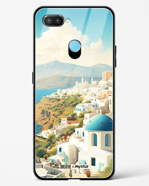 Picturesque Santorini [BREATHE] Glass Case Phone Cover (Realme)