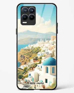 Picturesque Santorini [BREATHE] Glass Case Phone Cover (Realme)