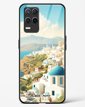 Picturesque Santorini [BREATHE] Glass Case Phone Cover (Realme)