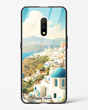 Picturesque Santorini [BREATHE] Glass Case Phone Cover (Realme)