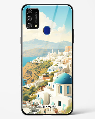 Picturesque Santorini [BREATHE] Glass Case Phone Cover-(Samsung)