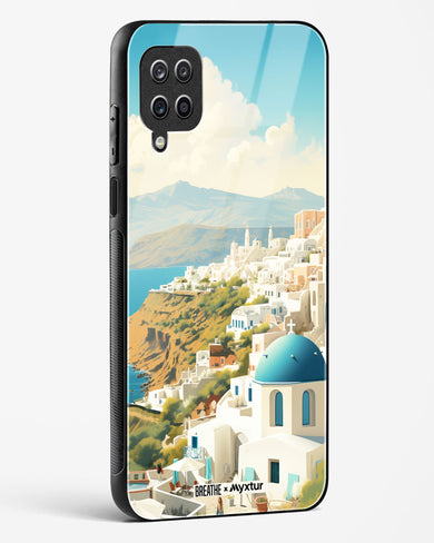 Picturesque Santorini [BREATHE] Glass Case Phone Cover (Samsung)