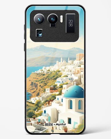 Picturesque Santorini [BREATHE] Glass Case Phone Cover (Xiaomi)