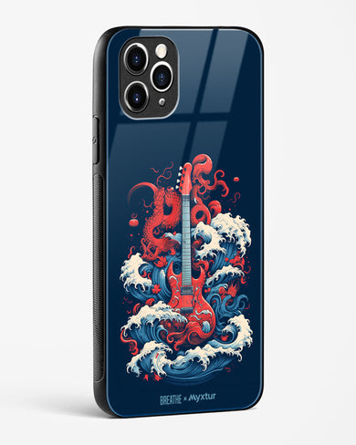 Seafaring Guitar Fantasy [BREATHE] Glass Case Phone Cover-(Apple)