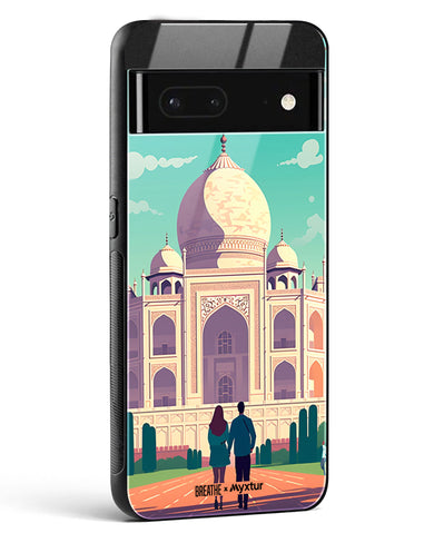 A Marble Love Story [BREATHE] Glass Case Phone Cover (Google)