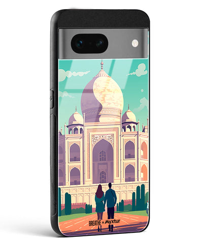 A Marble Love Story [BREATHE] Glass Case Phone Cover (Google)