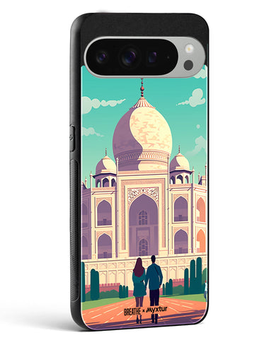 A Marble Love Story [BREATHE] Glass Case Phone Cover (Google)