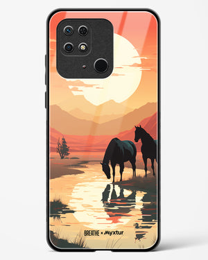 Horses by the Brook [BREATHE] Glass Case Phone Cover-(Xiaomi)