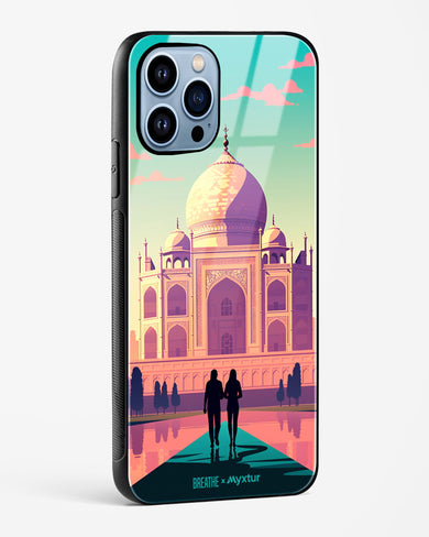 Taj Mahal Embrace [BREATHE] Glass Case Phone Cover (Apple)