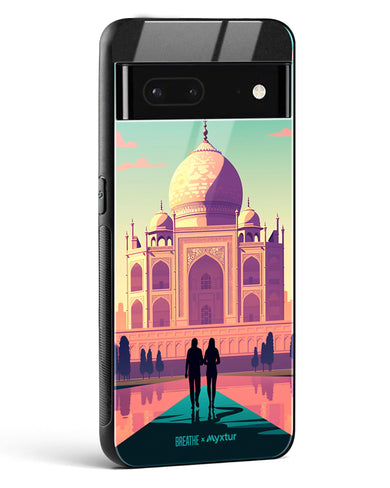 Taj Mahal Embrace [BREATHE] Glass Case Phone Cover (Google)