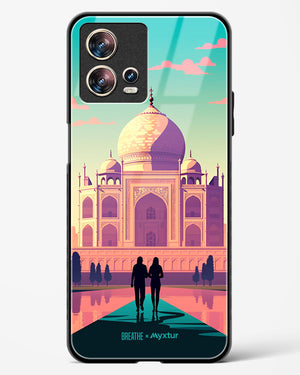Taj Mahal Embrace [BREATHE] Glass Case Phone Cover (Motorola)