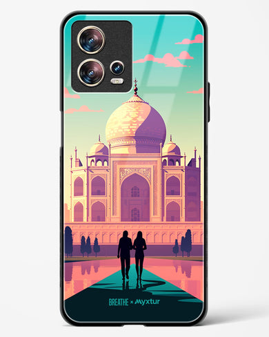 Taj Mahal Embrace [BREATHE] Glass Case Phone Cover-(Motorola)
