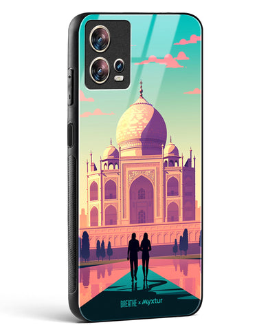 Taj Mahal Embrace [BREATHE] Glass Case Phone Cover (Motorola)