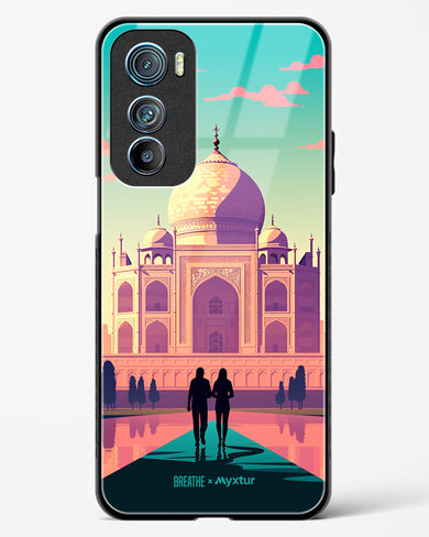Taj Mahal Embrace [BREATHE] Glass Case Phone Cover (Motorola)