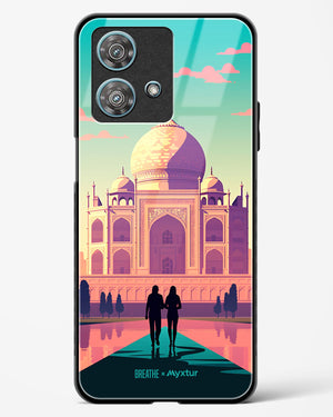 Taj Mahal Embrace [BREATHE] Glass Case Phone Cover (Motorola)