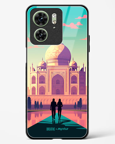 Taj Mahal Embrace [BREATHE] Glass Case Phone Cover (Motorola)