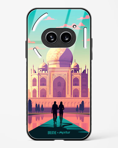 Taj Mahal Embrace [BREATHE] Glass Case Phone Cover (Nothing)