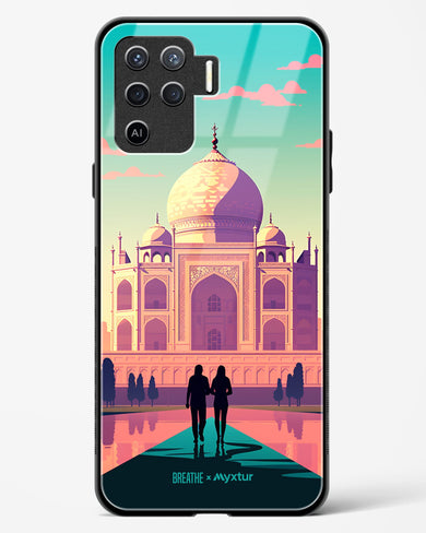 Taj Mahal Embrace [BREATHE] Glass Case Phone Cover-(Oppo)