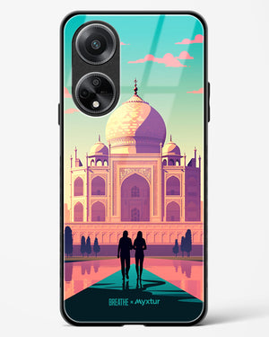 Taj Mahal Embrace [BREATHE] Glass Case Phone Cover (Oppo)
