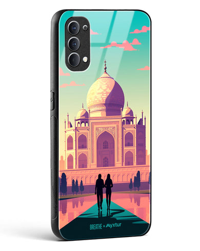 Taj Mahal Embrace [BREATHE] Glass Case Phone Cover (Oppo)