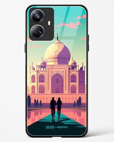 Taj Mahal Embrace [BREATHE] Glass Case Phone Cover-(Realme)