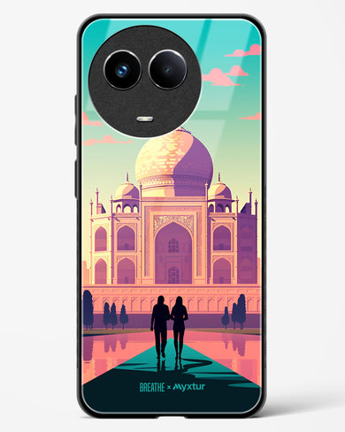 Taj Mahal Embrace [BREATHE] Glass Case Phone Cover-(Realme)