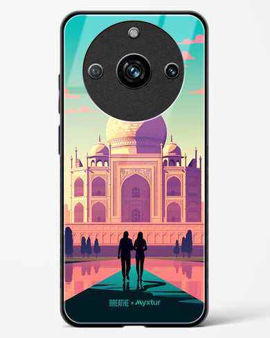 Taj Mahal Embrace [BREATHE] Glass Case Phone Cover-(Realme)