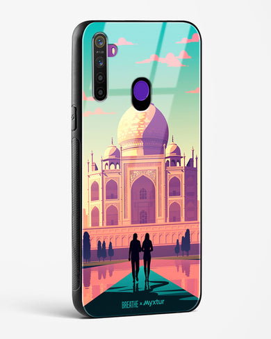 Taj Mahal Embrace [BREATHE] Glass Case Phone Cover-(Realme)