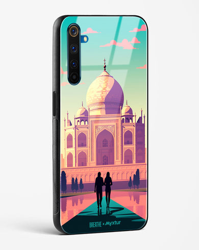Taj Mahal Embrace [BREATHE] Glass Case Phone Cover (Realme)