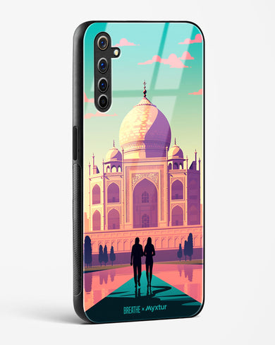 Taj Mahal Embrace [BREATHE] Glass Case Phone Cover-(Realme)