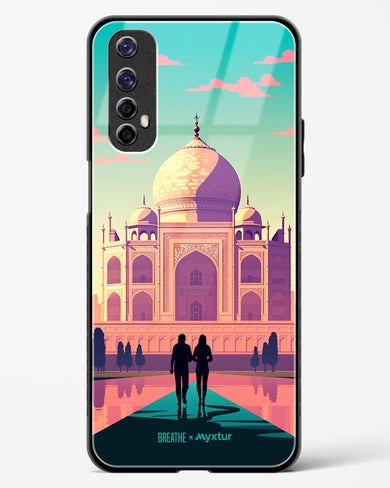 Taj Mahal Embrace [BREATHE] Glass Case Phone Cover (Realme)