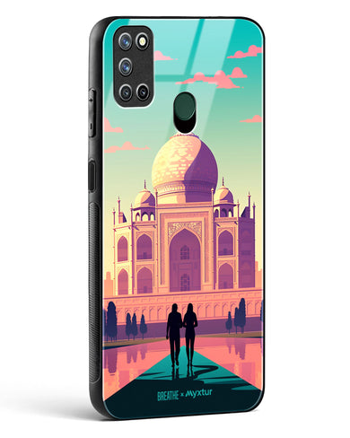 Taj Mahal Embrace [BREATHE] Glass Case Phone Cover (Realme)