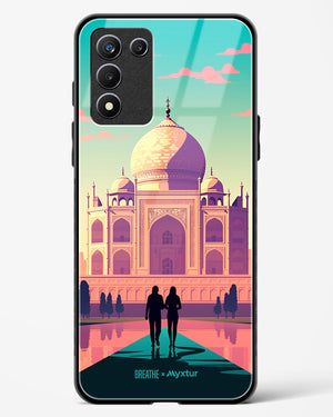 Taj Mahal Embrace [BREATHE] Glass Case Phone Cover (Realme)