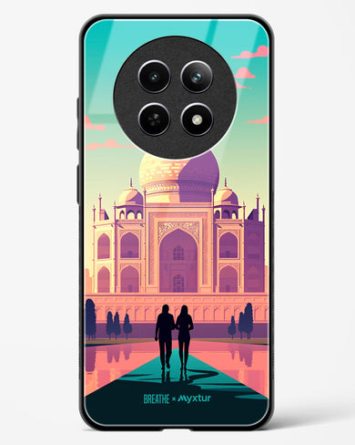 Taj Mahal Embrace [BREATHE] Glass Case Phone Cover (Realme)