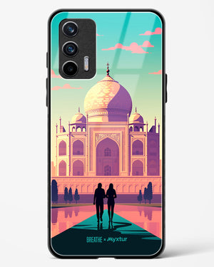 Taj Mahal Embrace [BREATHE] Glass Case Phone Cover-(Realme)