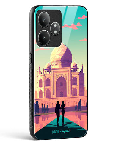 Taj Mahal Embrace [BREATHE] Glass Case Phone Cover (Realme)