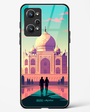 Taj Mahal Embrace [BREATHE] Glass Case Phone Cover (Realme)