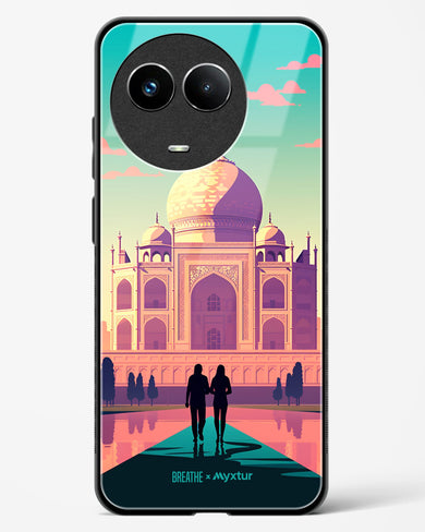 Taj Mahal Embrace [BREATHE] Glass Case Phone Cover (Realme)