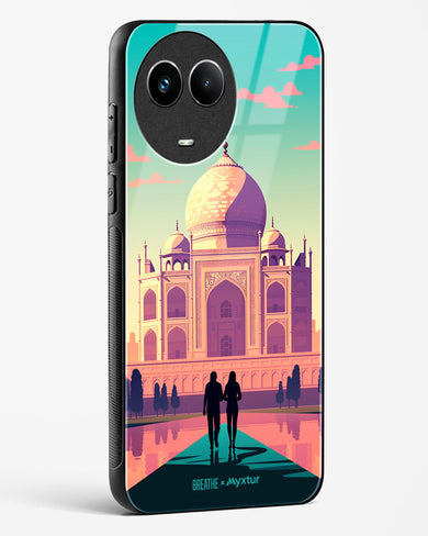 Taj Mahal Embrace [BREATHE] Glass Case Phone Cover (Realme)