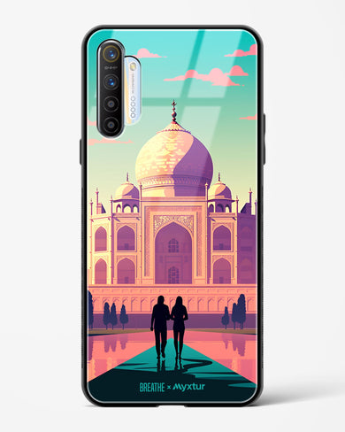 Taj Mahal Embrace [BREATHE] Glass Case Phone Cover (Realme)