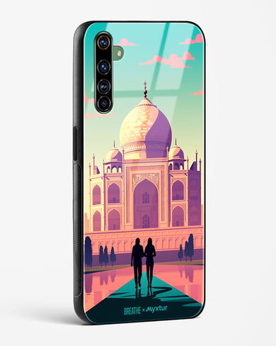 Taj Mahal Embrace [BREATHE] Glass Case Phone Cover (Realme)