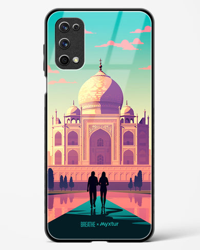 Taj Mahal Embrace [BREATHE] Glass Case Phone Cover-(Realme)